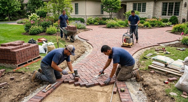 Brick Landscaping Service in Boston, MA